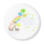 Panda Rainbow magnets