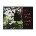 Panda Smile *customisable* postcards