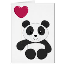 Panda Valentine Cards
