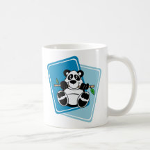 Panda with Bamboo Coffee Mug