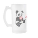 Panda with lollipop mugs