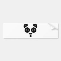 pandamonium. bumper sticker