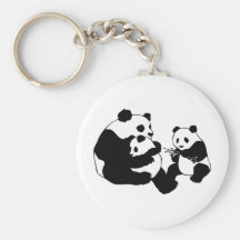 Pandas Key Chain