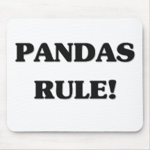 Pandas Rule Mousemats