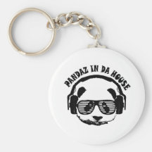 Pandaz In Da House Keychains