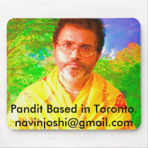 Pandit Based in Toronto.   navinjos... Mouse Mat