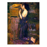 Pandora by John William Waterhouse Postcard
