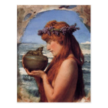 Pandora in detail postcard