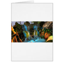 PANDORA UNIVERSE  NA'VI   COLORFUL WATERFALL GREETING CARDS