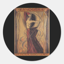 PANDORRA "Arthur Van Schendel" 1919 Sticker