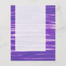 Panel 03 - Purple Interference Flyer Design