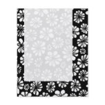 Panel 052 - B&W Floral flyers