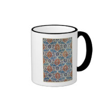 Panel of Isnik earthenware tiles Coffee Mug