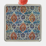Panel of Isnik earthenware tiles Christmas Tree Ornament