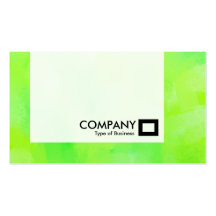 Panel - Painted Green II Business Cards