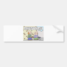 panhandlers polling service revenues bumper sticker