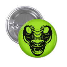 Panic Button Alligator Avatar pin badge