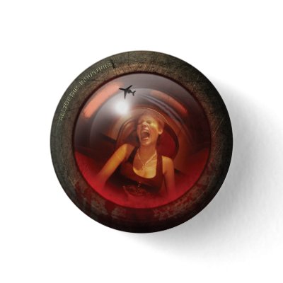 Panic Button Screamer Lens Badge