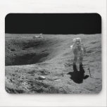 Panorama of Apollo 16 Astronaut on the Moon Mouse Pads