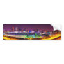 Panorama of Baltimore's Inner Harbour Night Skylin Bumper Sticker