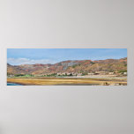 Panoramic image of Portman, Costa Calida, Spain Posters
