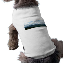 Panoramic Mountain View Bookmark Dog T Shirt