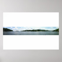 Panoramic of Candlewood Lake Poster