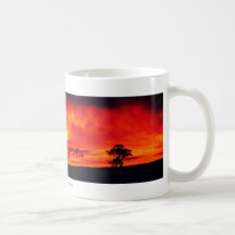 Panoramic sunset, photo by Roz McQuillan Coffee Mugs