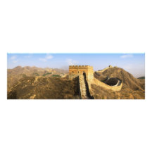 Panoramic view of Great Wall, China 2 Photo Print