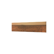 Panoramic view of Mars 4 Gallery Wrap Canvas