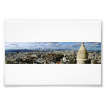 Panoramic View of Paris From Montmartre Photograph