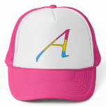 Pansexual Pride "Scarlet" Letter A Mesh Hat