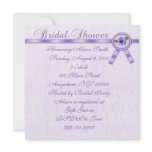 Pansies Bridal Shower Invitation