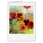 Pansies Greeting Card