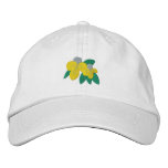 Pansies Embroidered Hat