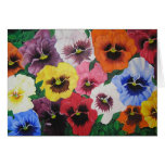 Pansies Greeting Card