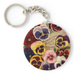 Pansies Seed Packet Keychain
