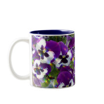 Pansy Ceramic Coffee Mug