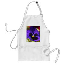 Pansy Flower  Apron