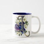 Pansy Initial - L Mugs