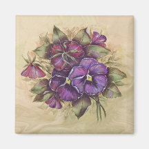 Pansy Magnet - 2