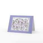 pansy sketch cards