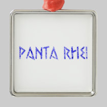 panta rhei alles fliesst ornaments
