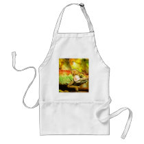 Panther chameleon Digital art Apron