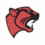 Panther Head Sports Mascot embroidered shirts