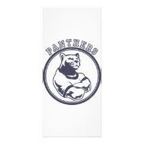 Panthers mascot rack cards