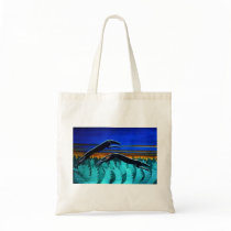 "Panthers Over Agaves" Art Print Book Bag