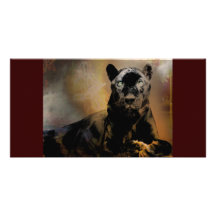 Panther's Pulse Customised Photo Card