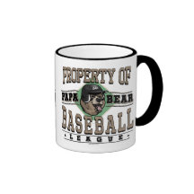 Papa Bear Baseball by Mudge Studios Mugs