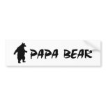 Papa Bear bumper stickers